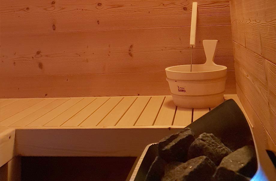 Sauna | Location Chalet Etoile D'or - Gerardmer Vosges - Séjour Haut de gamme Luxe